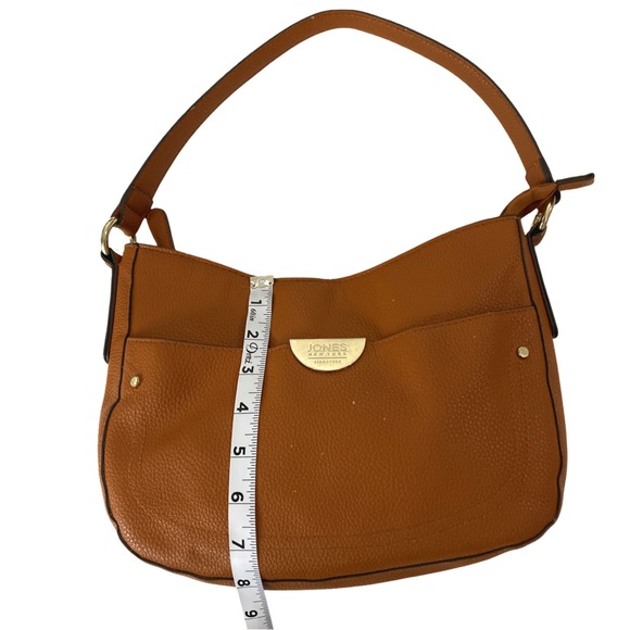 Jones New York Tan Faux Leather Shoulder Bag - Picture 4 of 9